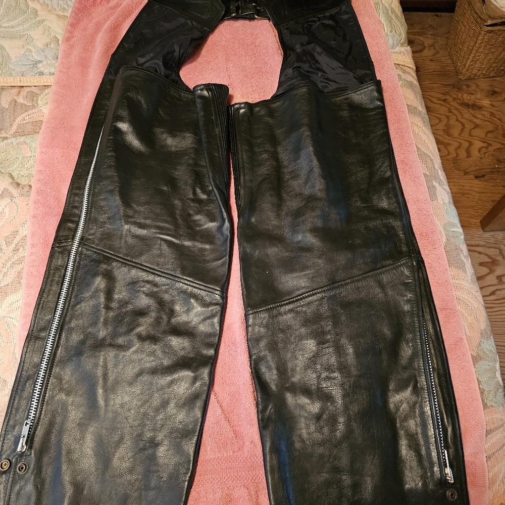 Womens leather chaps